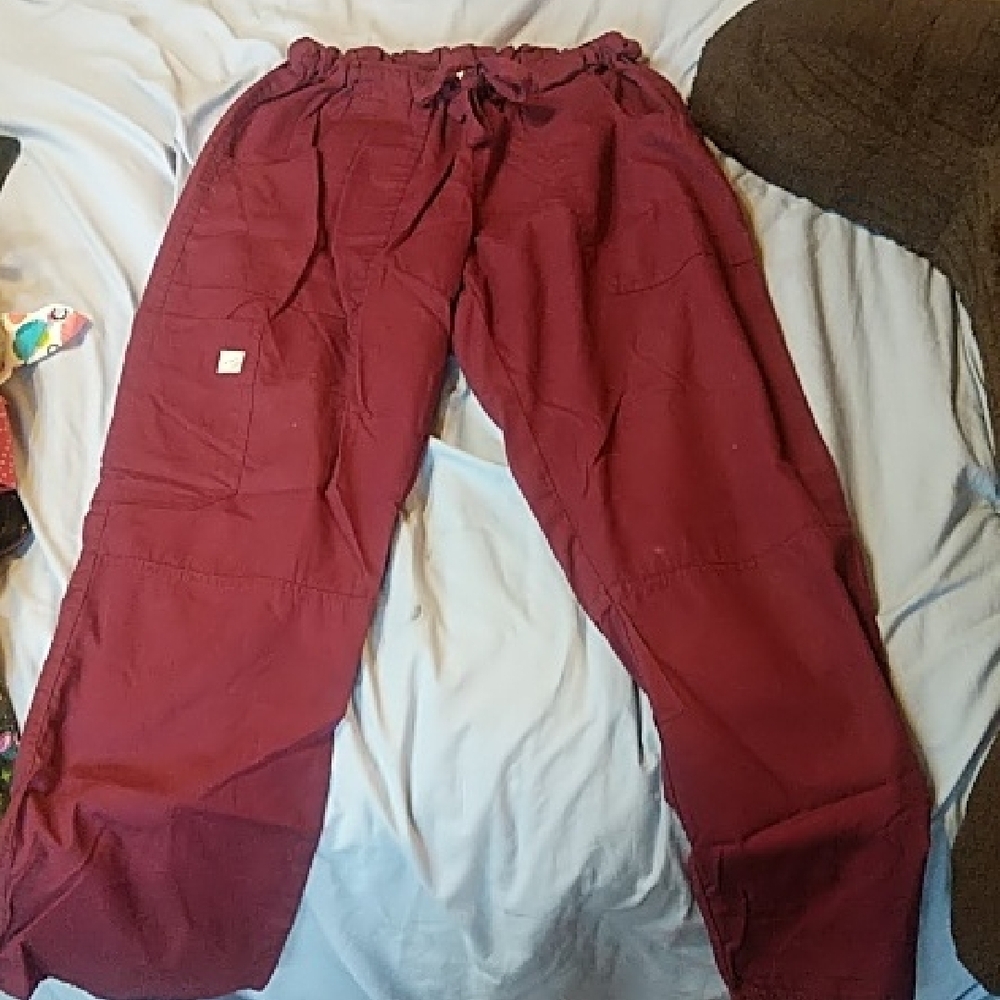 Women's Burgundy Straight Leg Pants